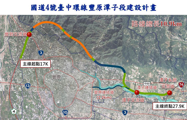 國道4號臺中環線豐原潭子段計畫