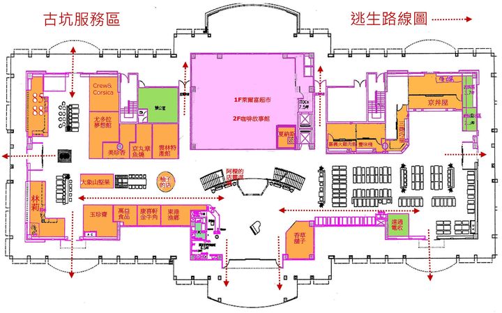 逃生路線圖