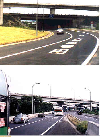 配合匝道儀控於台北交流道設置大客車專用道
