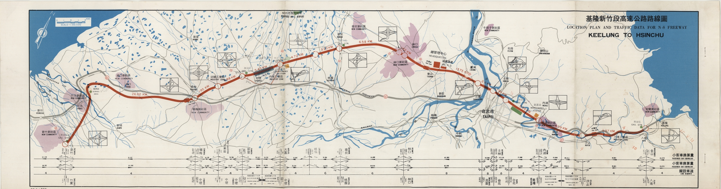 高速公路路線圖