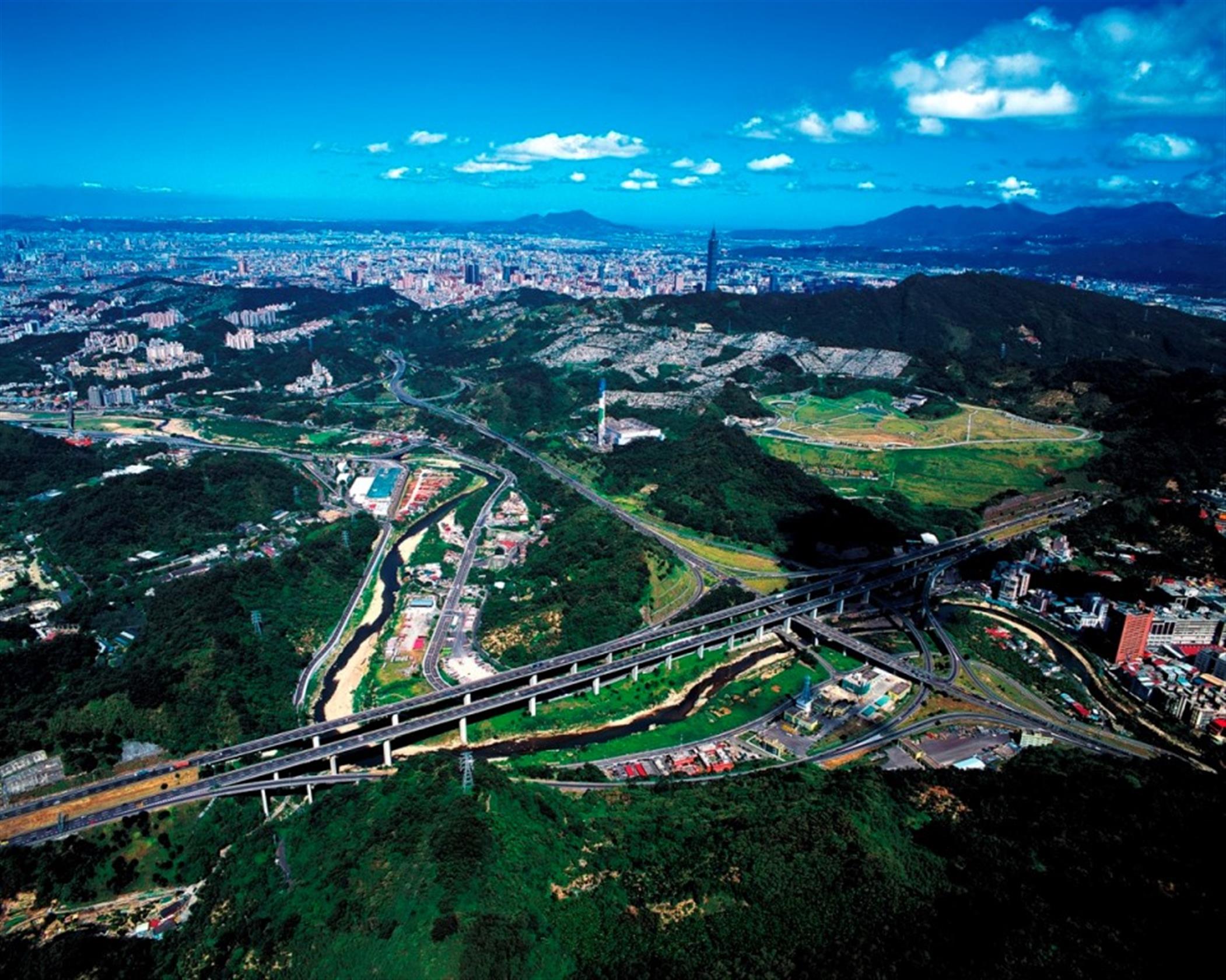 木柵交流道-國道新建工程局-齊柏林攝影