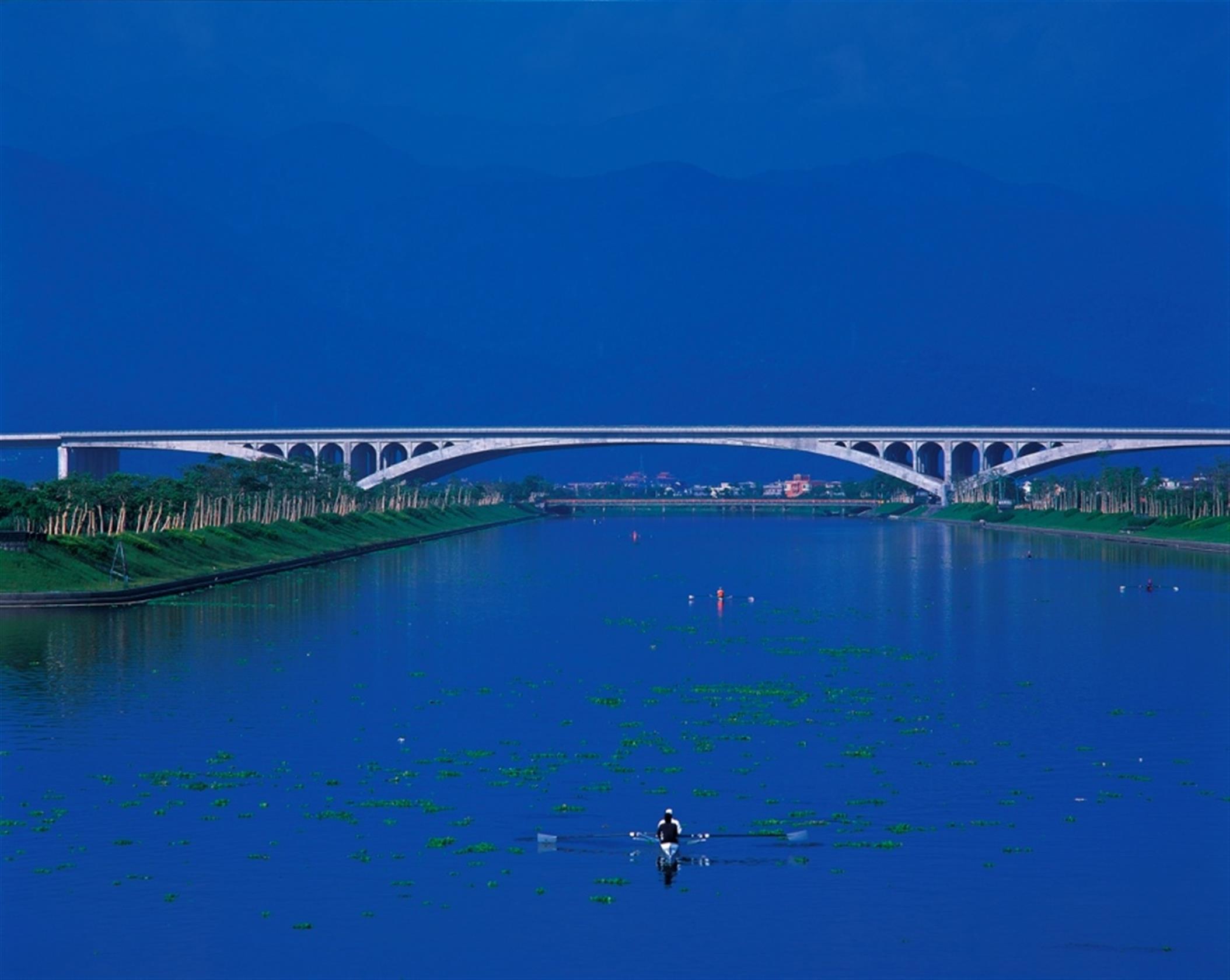 冬山河橋-國道新建工程局-齊柏林攝影