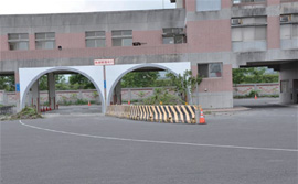 模擬烏塗隧道北口災害現場