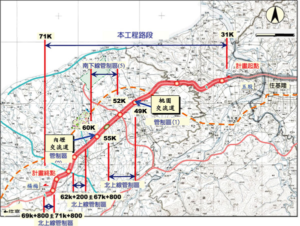 圖1 本計畫入侵紅火蟻疫區管制範圍