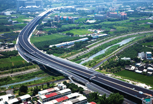 省道台74線第C704A標跨越旱溪段完工情形