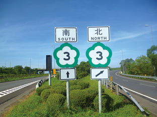 國道3號竹山交流道出、入口意象(2)-【鳳凰竹】