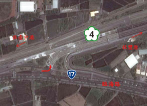 圖1 國道4號清水端東行爬坡車道