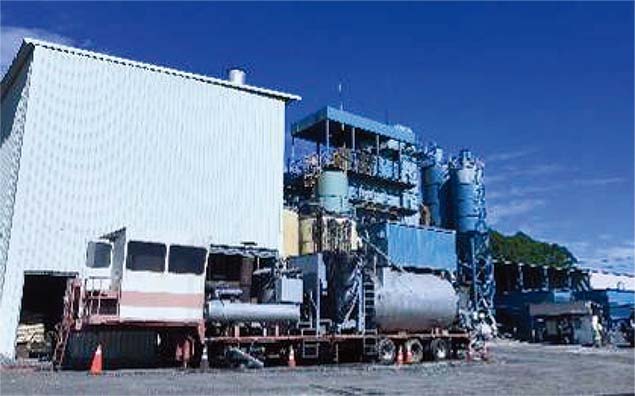 圖3、橡膠瀝青拌製設備於廠內設置現況