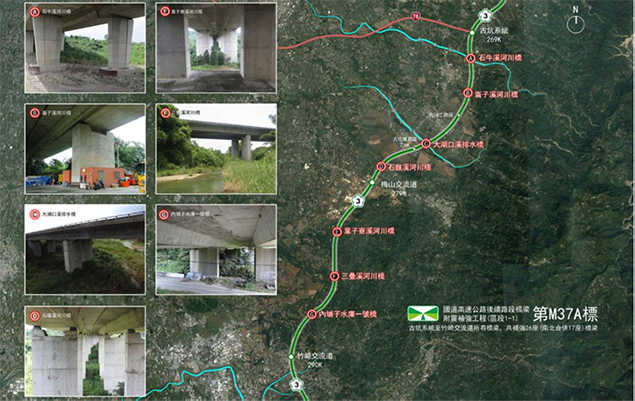 圖2 第M37A標工區示意圖