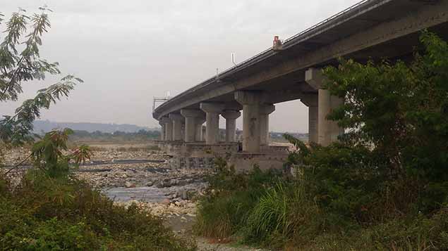 106年12月18日濁水溪河川橋現況