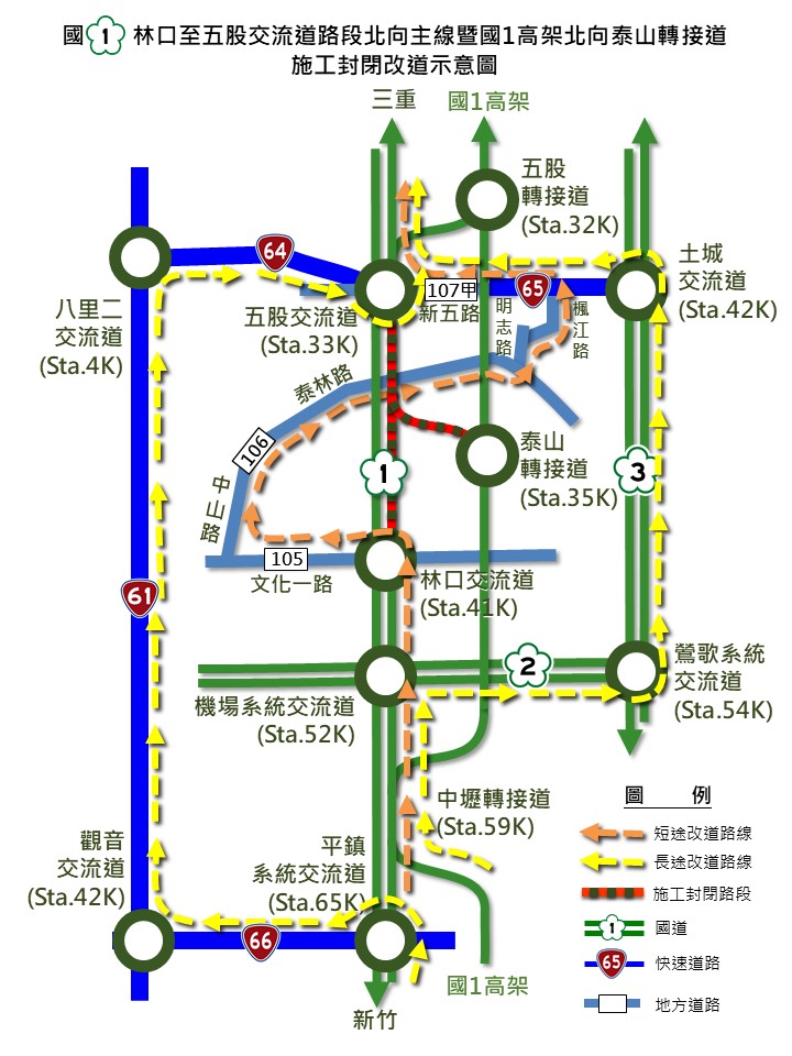 2025-07-29-I103S標-林口至五股北向主線封閉新聞資訊-改道示意圖C