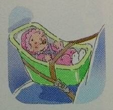 嬰兒繫安全帶