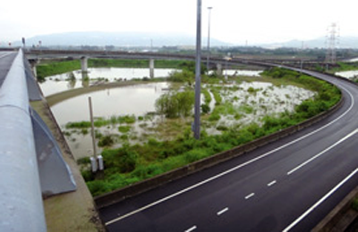 豪大雨發揮滯洪功效