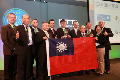 台灣計程電子收費推動成果獲IBTTA年度最高榮譽首獎。