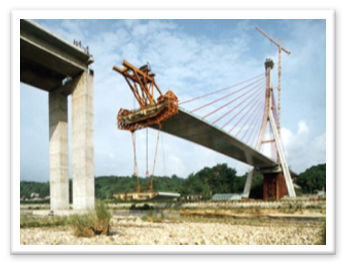 泛亞工程建設股份有限公司-高屏溪斜張橋施工