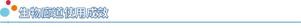 生物廊道使用成效-文字