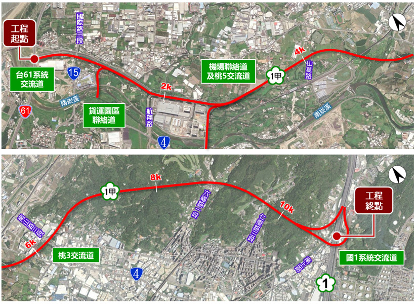 工程路廊示意圖