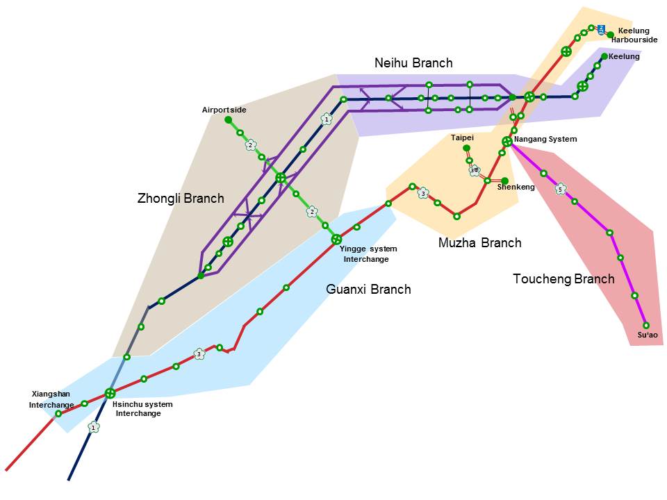 Schematic map